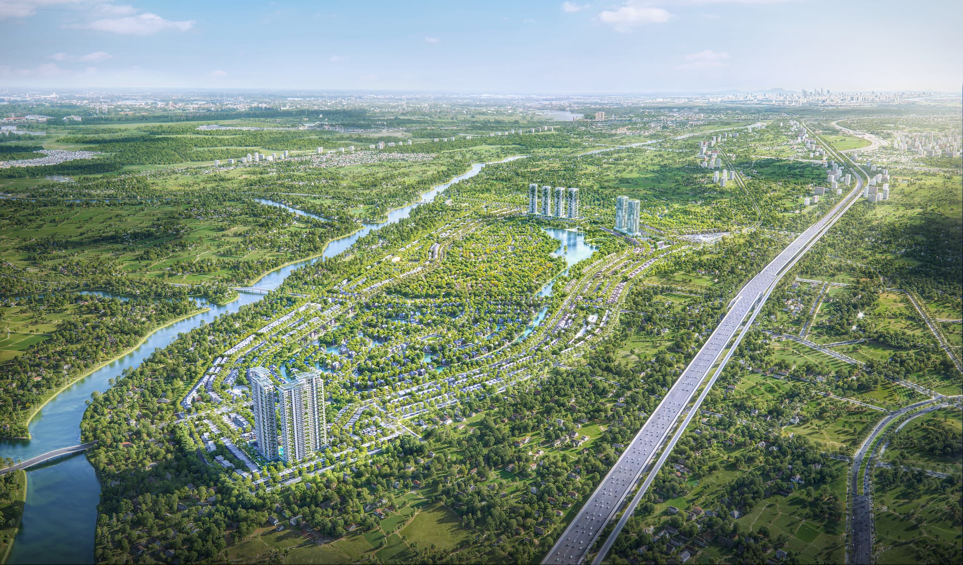 Phối cảnh tổng thể Eco Retreat